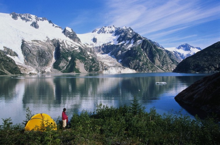 South of Anchorage, the Kenai Fjords National Park in Alaska is an under-the-radar national park getting far fewer visits than Denali National Park — but its 600,000 acres offer visitors a true back-country adventure. 